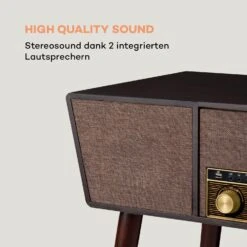 Belle Epoque 1912 Retro-Plattenspieler CD BT USB DAB+/UKW Braun -Haushaltsgeräte Förderung 10034402 de 0008 logo