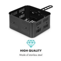 AeroVital Cube Chef Heißluftfritteuse Frittierkorb Zubehör Edelstahl -Haushaltsgeräte Förderung 10034407 yy 0004 logo Klarstein AeroVital Cube Chef Frittierkorb