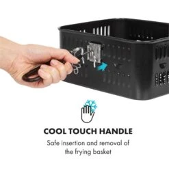 AeroVital Cube Chef Heißluftfritteuse Frittierkorb Zubehör Edelstahl -Haushaltsgeräte Förderung 10034407 yy 0005 logo Klarstein AeroVital Cube Chef Frittierkorb