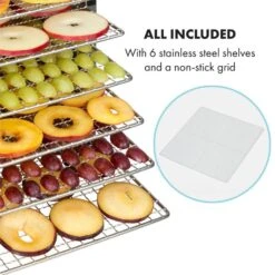 Flavour Dry Dörrautomat Temperatur: 35 - 75 °C Digitaler Thermostat -Haushaltsgeräte Förderung 10034423 yy 0005 logo Klarstein Flavour Dry Doerrautomat schwarz