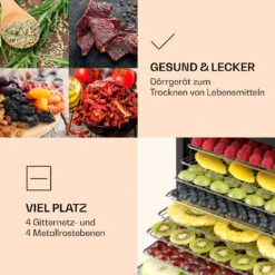 Mega Jerky Dörrautomat 650W 35-80°C LC-Touch-Display Timer 8 Ebenen -Haushaltsgeräte Förderung 10034439 de 0004 logo