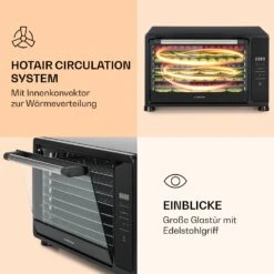 Mega Jerky Dörrautomat 650W 35-80°C LC-Touch-Display Timer 8 Ebenen -Haushaltsgeräte Förderung 10034439 de 0005 logo