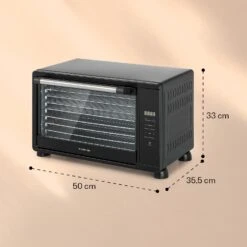 Mega Jerky Dörrautomat 650W 35-80°C LC-Touch-Display Timer 8 Ebenen -Haushaltsgeräte Förderung 10034439 yy 0006 logo
