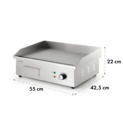 Grillmeile 3000G Elektrogrill 3000W Grillplatte 54,5x35cm Glatt -Haushaltsgeräte Förderung 10034447 yy 0009 logo Klarstein Grillmeile 3000G Pro Elektrogrill glatt