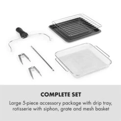 AeroVital Easy Touch Heißluftfritteuse 1700W 14l Timer 16 Programme Schwarz -Haushaltsgeräte Förderung 10034452 yy 0007 logo Klarstein AeroVital easy touch Fritteuse schwarz