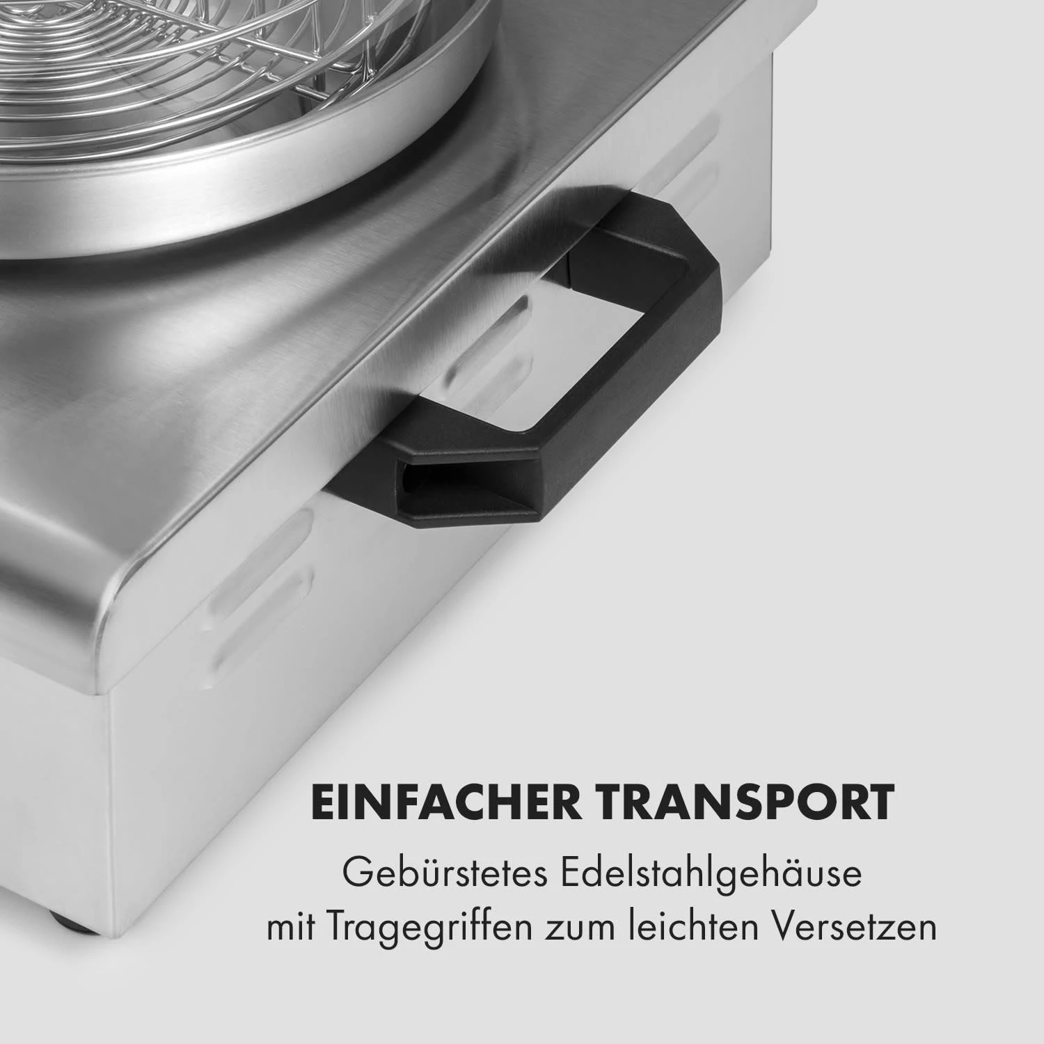 Wurstfabrik Pro 550 Hot Dog Maker 550W 2 Spieße 5L 30-100°C Edelstahl 9 Wurstfabrik Pro 550 Hot Dog Maker 550W 2 Spieße 5L 30-100°C Edelstahl - Image 7