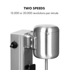 Kraftpaket Milchshake-Mixer Proteinshake 80W Edelstahl Silber -Haushaltsgeräte Förderung 10034456 yy 0005 logo Klarstein Kraftpaket Pro Milchshake Mixer 80W