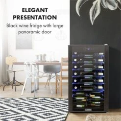 Vinomatica 36 Uno Weinkühlschrank 95l Touch-Bedienfeld 85W 4-18 °C -Haushaltsgeräte Förderung 10034466 yy 0003 logo Klarstein Vinomatica Weinkuehlschrank 95l schwarz