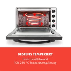 Masterchef 45 Mini-Backofen 45l 2000W 100-230 °C Timer Silber 13 Masterchef 45 Mini-Backofen 45l 2000W 100-230 °C Timer Silber -Haushaltsgeräte Förderung 10034497 de 0003 logo