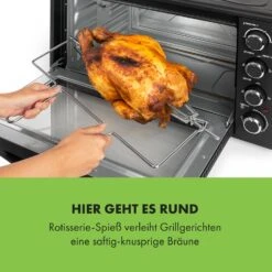 Masterchef 60 Mini-Backofen 60l 2000W 100-230 °C Timer Schwarz -Haushaltsgeräte Förderung 10034498 de 0006 logo