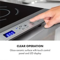Cucinata Induktionskochfeld 3100W 10 Leistungsstufen 200-1300W -Haushaltsgeräte Förderung 10034503 yy 0005 logo Klarstein Cucinata Induktionskochfeld 3100 W