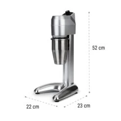 Kraftprotz Milchshake-Mixer Proteinshake 300W Stufenlos Edelstahl -Haushaltsgeräte Förderung 10034518 yy 0009 logo Klarstein Pro Kraftprotz Milchshake Mixer silber