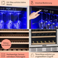 Vinovilla Grande 127 Built-in Uno Weinkühlschrank 320 Ltr 127 Fl. LED -Haushaltsgeräte Förderung 10034524 DE 0005 usp