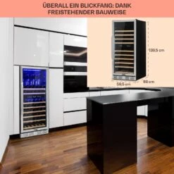 Vinovilla Grande 116 Built-in Duo Weinkühlschrank 310 Ltr 116 Fl. LED 14 Vinovilla Grande 116 Built-in Duo Weinkühlschrank 310 Ltr 116 Fl. LED -Haushaltsgeräte Förderung 10034525 DE 0006 usp