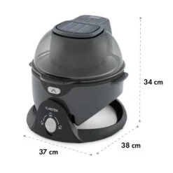 VitAir Pommesmaster Heißluftfritteuse 360° 1400W 50-240°C Timer -Haushaltsgeräte Förderung 10034529 yy 0011 logo Klarstein VitAir Swing Heissluftfritteuse schwarz