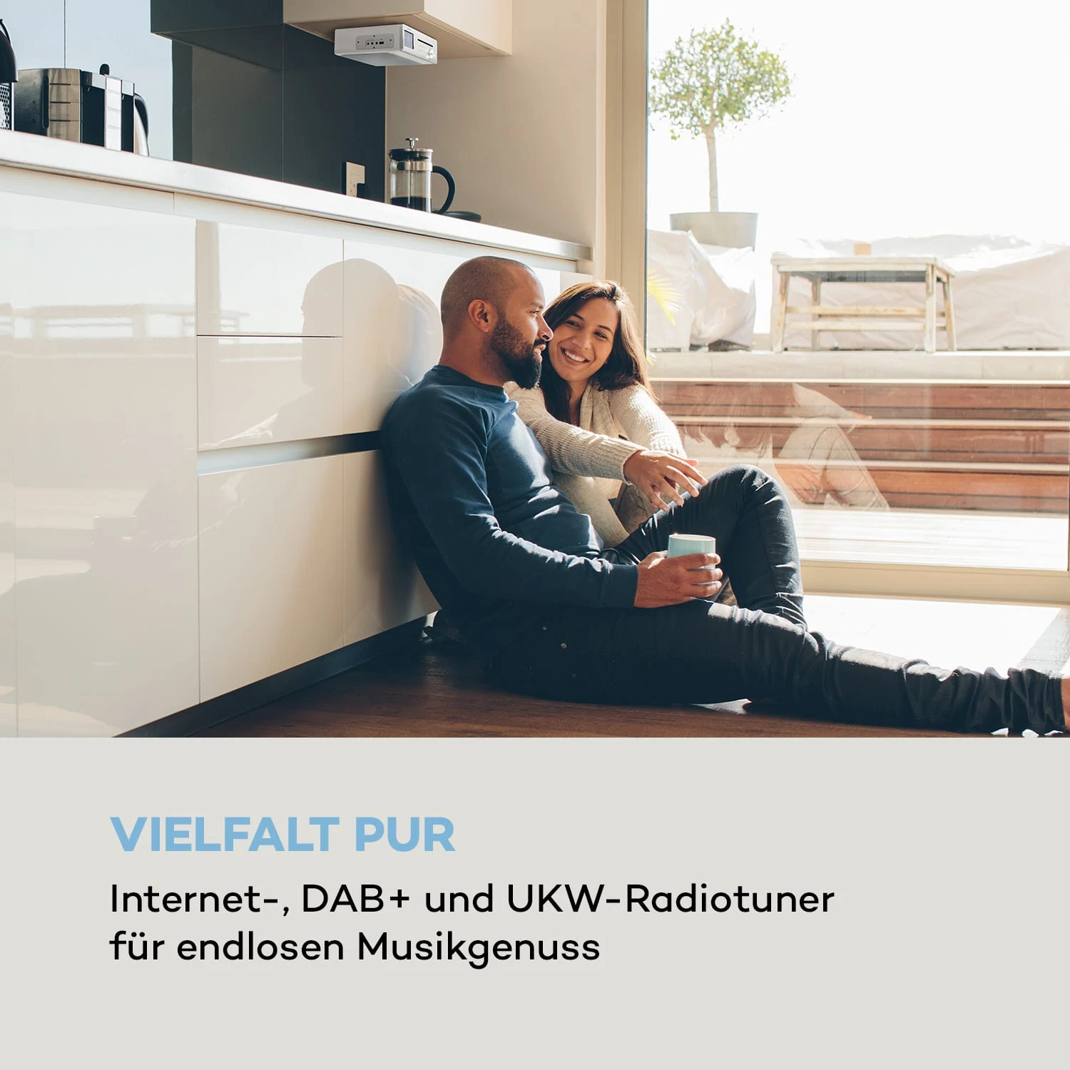 Silver Star Chef Küchenradio 20W Max. CD BT USB Internet/DAB+/UKW Weiß 4 Silver Star Chef Küchenradio 20W Max. CD BT USB Internet/DAB+/UKW Weiß - Image 2