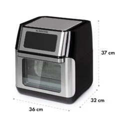 AeroVital Fry Heißluftfritteuse 1500W 10l Timer 9 Programme -Haushaltsgeräte Förderung 10034575 yy 0011 dimensions