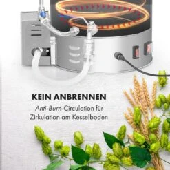 Brauheld Pro Maischekessel 3300W 45L 30-100°C Umwälzpumpe Edelstahl -Haushaltsgeräte Förderung 10034588 de 0005 logo