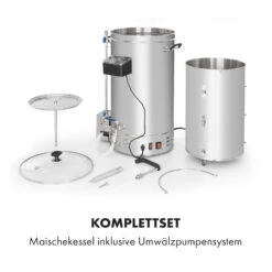 Brauheld Pro Maischekessel 3300W 45L 30-100°C Umwälzpumpe Edelstahl -Haushaltsgeräte Förderung 10034588 de 0006 logo