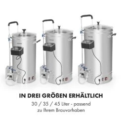 Brauheld Pro Maischekessel 3300W 45L 30-100°C Umwälzpumpe Edelstahl -Haushaltsgeräte Förderung 10034588 de 0007 logo