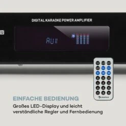 AMP-9200 BT Digital-Stereo-Verstärker 2x60W RMS BT 2xMikro Schwarz -Haushaltsgeräte Förderung 10034594 de 0005 logo