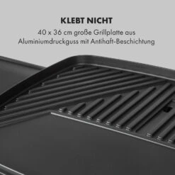 Gatsby Elektrogrill 2000W Antihaft-Grillfläche Seitentische Schwarz -Haushaltsgeräte Förderung 10034706 de 0004 logo