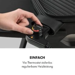 Gatsby Elektrogrill 2000W Antihaft-Grillfläche Seitentische Schwarz -Haushaltsgeräte Förderung 10034706 de 0005 logo