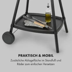 Gatsby Elektrogrill 2000W Antihaft-Grillfläche Seitentische Schwarz -Haushaltsgeräte Förderung 10034706 de 0007 logo