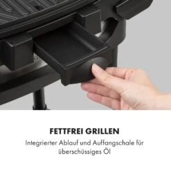 Gatsby Elektrogrill 2000W Antihaft-Grillfläche Seitentische Schwarz -Haushaltsgeräte Förderung 10034706 de 0008 logo