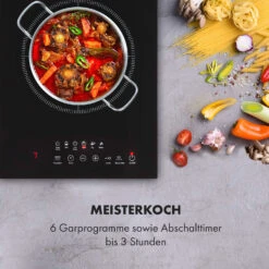 Cook N Roll Induktionskochfeld 2000W Timer 10 Stufen Bratenthermometer -Haushaltsgeräte Förderung 10034708 de 0008 logo