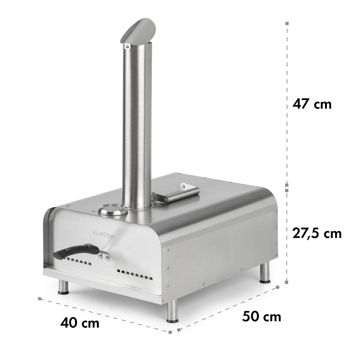 Diavolo Pizza-Pelletofen Inkl. Pizzastein Thermometer Edelstahl 9 Diavolo Pizza-Pelletofen Inkl. Pizzastein Thermometer Edelstahl - Image 7
