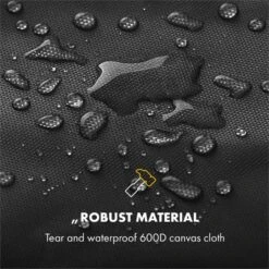 Tomahawk Wetterschutzhaube 600D Canvas 30/70% PE/PVC Schwarz 11 Tomahawk Wetterschutzhaube 600D Canvas 30/70% PE/PVC Schwarz -Haushaltsgeräte Förderung 10034713 yy 0003 logo Klarstein Tomahawk Wetterschutzhaube 140cm