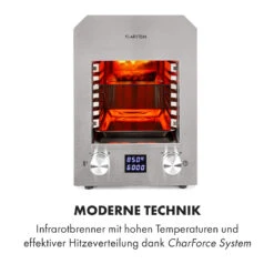 Hannibal Hochtemperaturgrill Indoor 2.200W 850°C Edelstahl Silber -Haushaltsgeräte Förderung 10034803 de 0003 logo