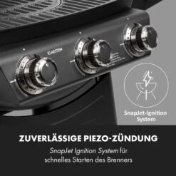 Vanquish Gasgrill 3 Edelstahlbrenner 3 X 3 KW 63,5 X 45 Cm Grillfläche -Haushaltsgeräte Förderung 10034805 de 0007 logo