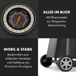 Vanquish Gasgrill 3 Edelstahlbrenner 3 X 3 KW 63,5 X 45 Cm Grillfläche -Haushaltsgeräte Förderung 10034805 de 0008 logo