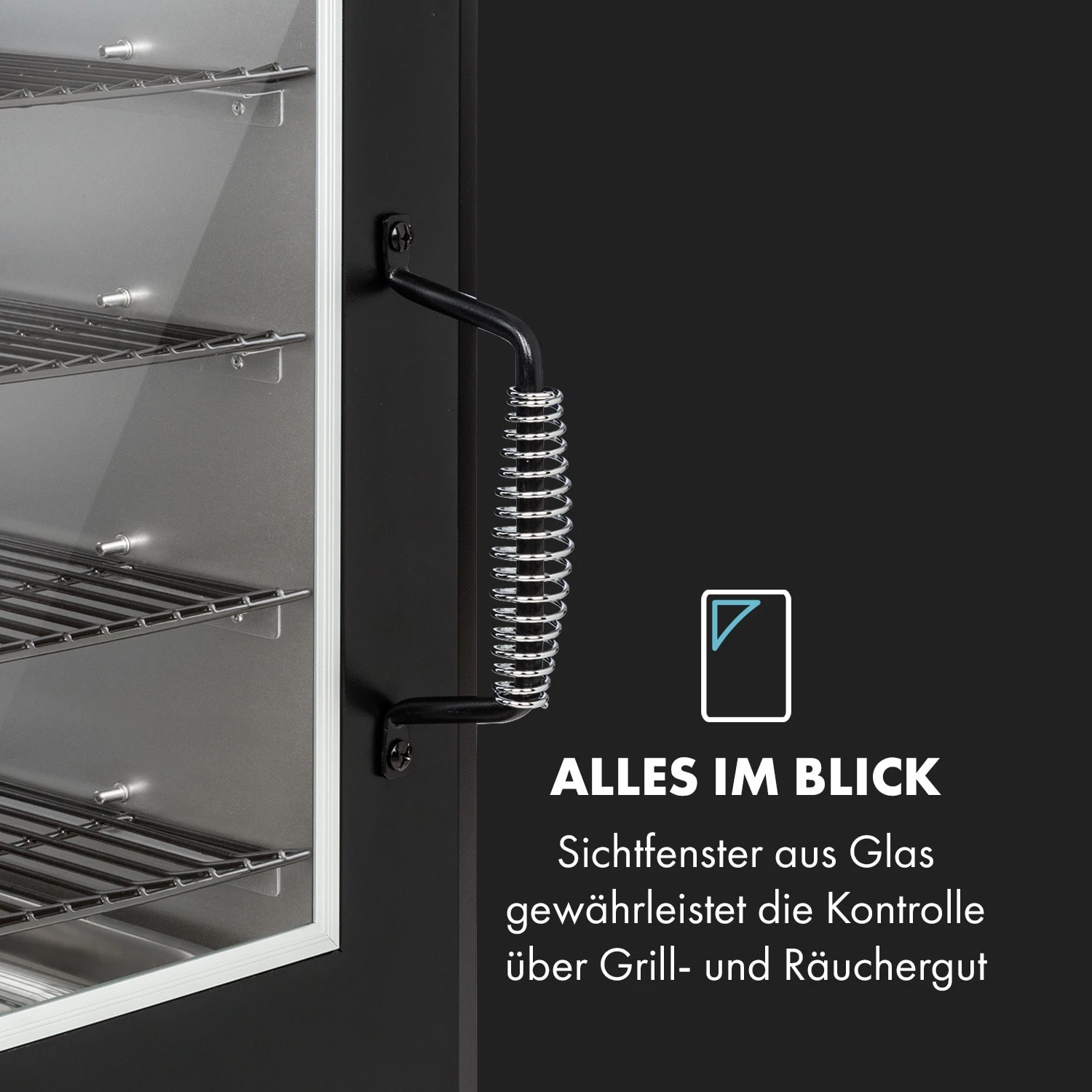 Pasadena Gas-Räuchergrill 2,5 KW Heizleistung 180 °C / 350 °F Max. 5 Pasadena Gas-Räuchergrill 2,5 KW Heizleistung 180 °C / 350 °F Max. - Image 3