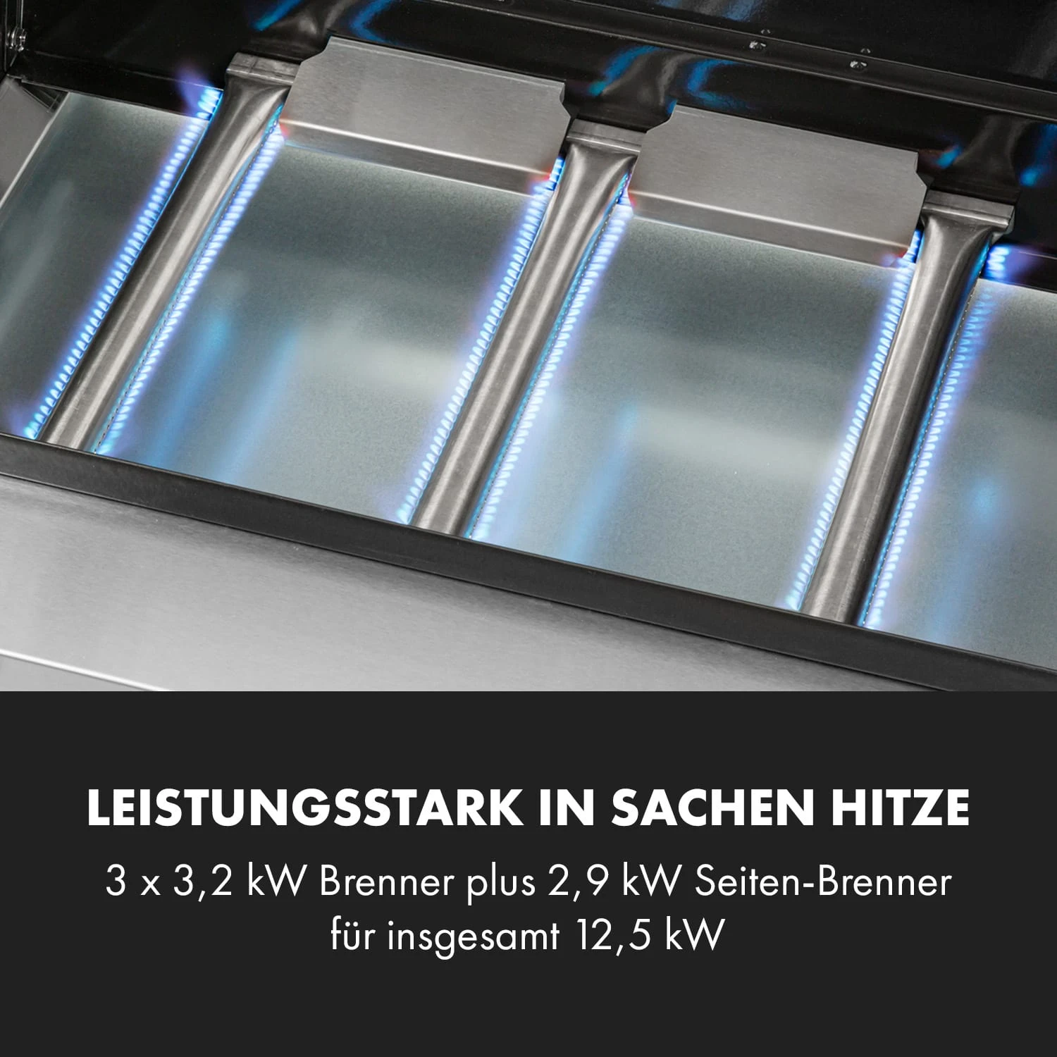 Valkyrie Gasgrill 3x3,2 + 2,9 KW Sichtfenster 54x42 Cm Grill Edelstahl 7 Valkyrie Gasgrill 3x3,2 + 2,9 KW Sichtfenster 54x42 Cm Grill Edelstahl - Image 5