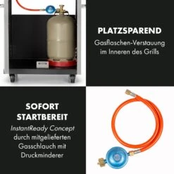 Valkyrie Gasgrill 3x3,2 + 2,9 KW Sichtfenster 54x42 Cm Grill Edelstahl 18 Valkyrie Gasgrill 3x3,2 + 2,9 KW Sichtfenster 54x42 Cm Grill Edelstahl -Haushaltsgeräte Förderung 10034845 de 0007 logo