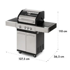 Valkyrie Gasgrill 3x3,2 + 2,9 KW Sichtfenster 54x42 Cm Grill Edelstahl 21 Valkyrie Gasgrill 3x3,2 + 2,9 KW Sichtfenster 54x42 Cm Grill Edelstahl -Haushaltsgeräte Förderung 10034845 yy 0010 logo Klarstein Valkyrie Gasgrill 3plus1 Brenner Edelstahl