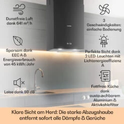 Structura Inselabzugshaube Abluft 641 M³/h Max. LED-Licht Edelstahl -Haushaltsgeräte Förderung 10034850 de 0002 usp
