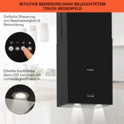 Structura Inselabzugshaube Abluft 641 M³/h Max. LED-Licht Edelstahl -Haushaltsgeräte Förderung 10034850 de 0004 usp