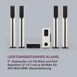 Areal Elegance 5.1-Kanal-Surround-System 190W RMS BT USB SD AUX Fernbedienung -Haushaltsgeräte Förderung 10034855 de 0004 logo