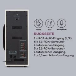 Areal Elegance 5.1-Kanal-Surround-System 190W RMS BT USB SD AUX Fernbedienung -Haushaltsgeräte Förderung 10034855 de 0008 logo