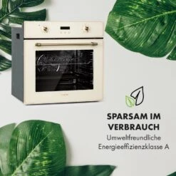 Elizabeth Einbaubackofen Retro 2200W 70L 50 - 250 °C Timer Display -Haushaltsgeräte Förderung 10034881 de 0007 logo