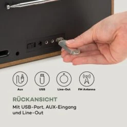 IR-260 Internetradio WLAN USB AUX UPnP 2.8" HCC-Display Fernbedienung -Haushaltsgeräte Förderung 10034908 de 0008 logo