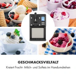 Sweet Sundae Eiscrememaschine Kompressor 1,5l Edelstahl Schwarz -Haushaltsgeräte Förderung 10034911 de 0004 logo