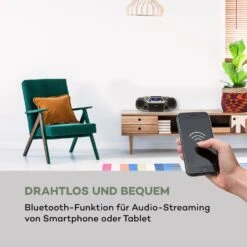 Roadie 2K Boombox CD-Player Kassettenradio DAB/DAB+ UKW Bluetooth -Haushaltsgeräte Förderung 10034921 de 0004 logo