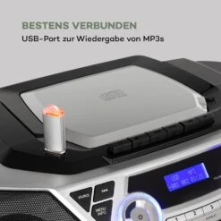 Roadie 2K Boombox CD-Player Kassettenradio DAB/DAB+ UKW Bluetooth -Haushaltsgeräte Förderung 10034921 de 0006 logo