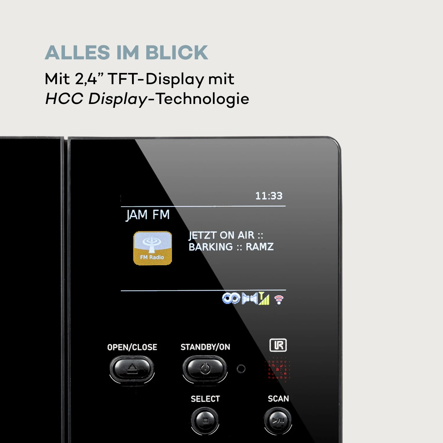 Connect Vertical Internetradio 2x5 W RMS CD IR/UKW/DAB+ Spotify BT 9 Connect Vertical Internetradio 2x5 W RMS CD IR/UKW/DAB+ Spotify BT - Image 7