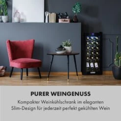 Shiraz 18 Slim Uno Weinkühlschrank 50l 18Fl Touch-Bedienfeld 5-18°C -Haushaltsgeräte Förderung 10035026 de 0002 logo